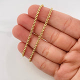 Cadena Lazo 3.1g / 50cm / 2.15mm Oro Amarillo 18K