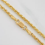 Cadena Lazo 3.8g / 60cm / 2.15mm Oro Amarillo 18K