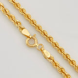Cadena Lazo 4.05g / 45cm / 2.6mm Oro Amarillo 18K