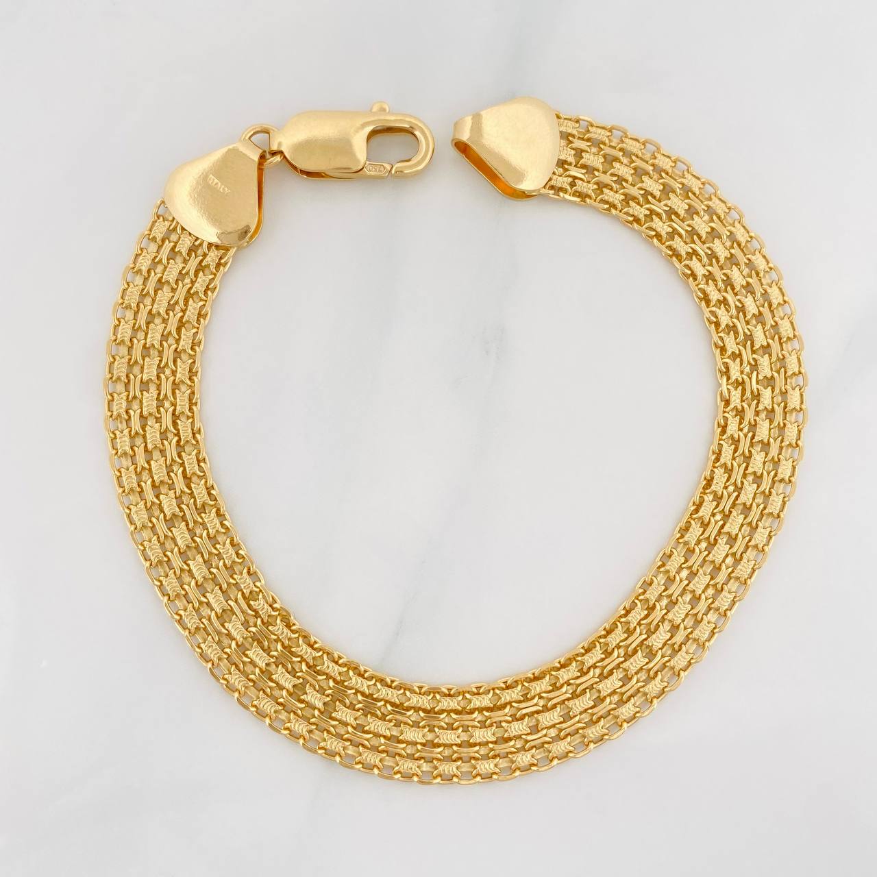 Pulso Chino 13.45g / 20cm / 8.8mm Oro Amarillo 18K