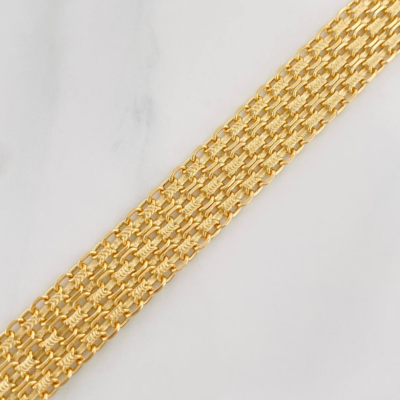 Pulso Chino 13.45g / 20cm / 8.8mm Oro Amarillo 18K