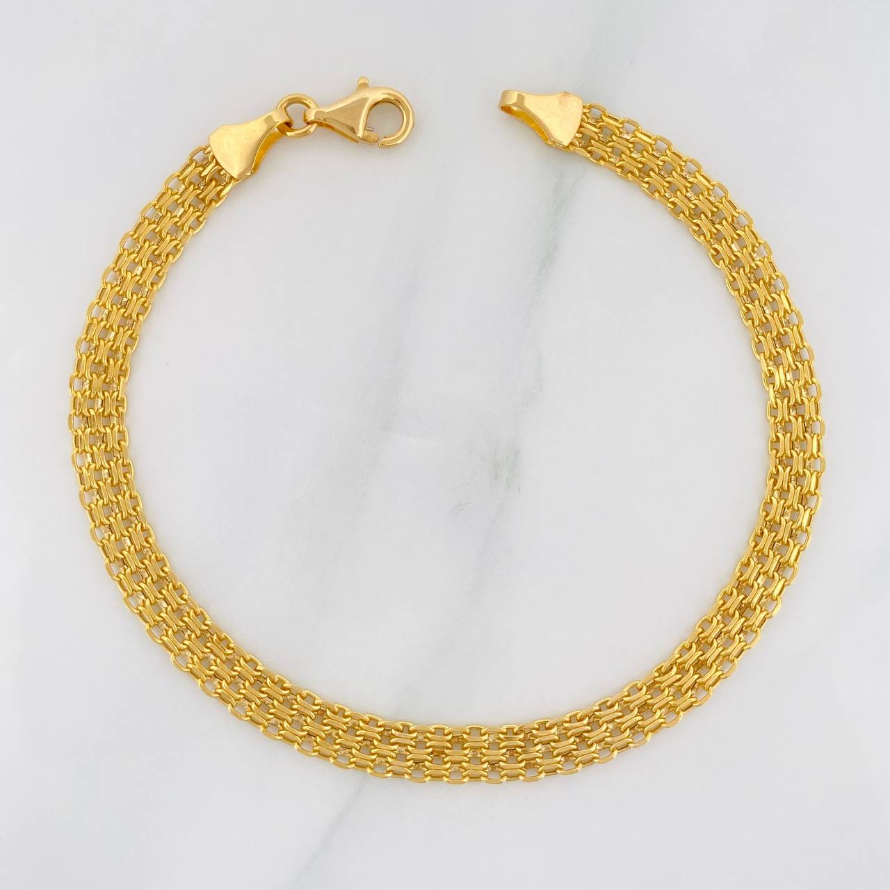 Pulso Chino 2.75g / 18cm / 4.6mm Oro Amarillo 18K