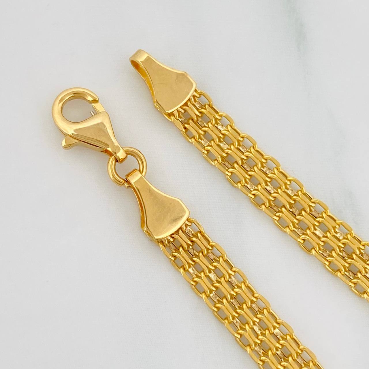 Pulso Chino 2.75g / 18cm / 4.6mm Oro Amarillo 18K