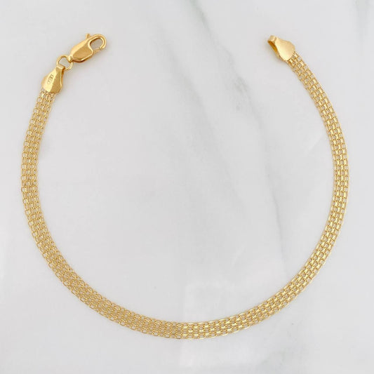 Pulso Chino 2.45g / 19cm / 3.6mm Oro Amarillo 18K