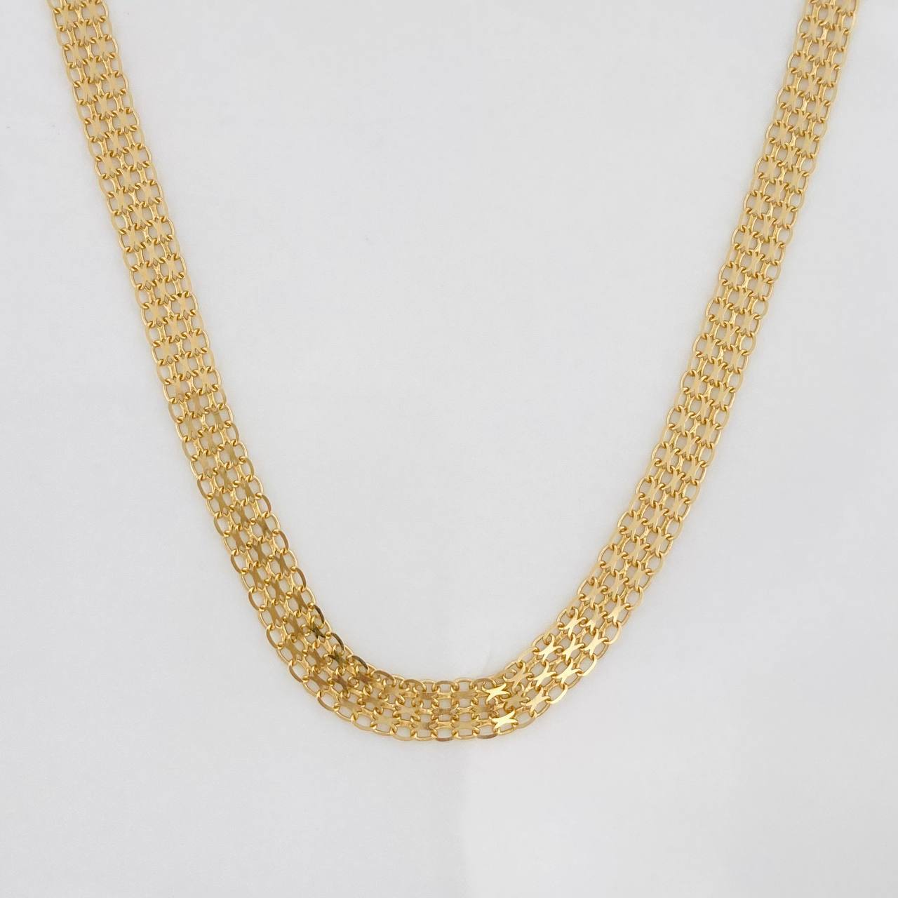 Cadena China 4.5g / 45cm / 3.75mm Oro Amarillo 18K