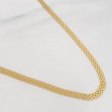 Cadena China 4.5g / 45cm / 3.75mm Oro Amarillo 18K