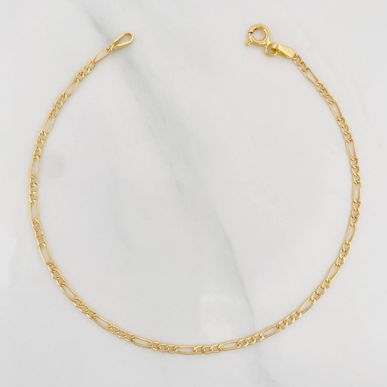 Pulso Figaro 1.1g / 20cm / 1.95mm Oro Amarillo 18K