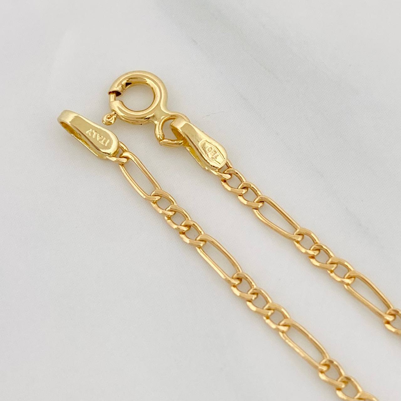 Pulso Figaro 1.1g / 20cm / 1.95mm Oro Amarillo 18K