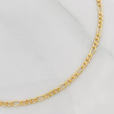Pulso Figaro 0.7g / 19cm / 1.8mm Oro Amarillo 18K