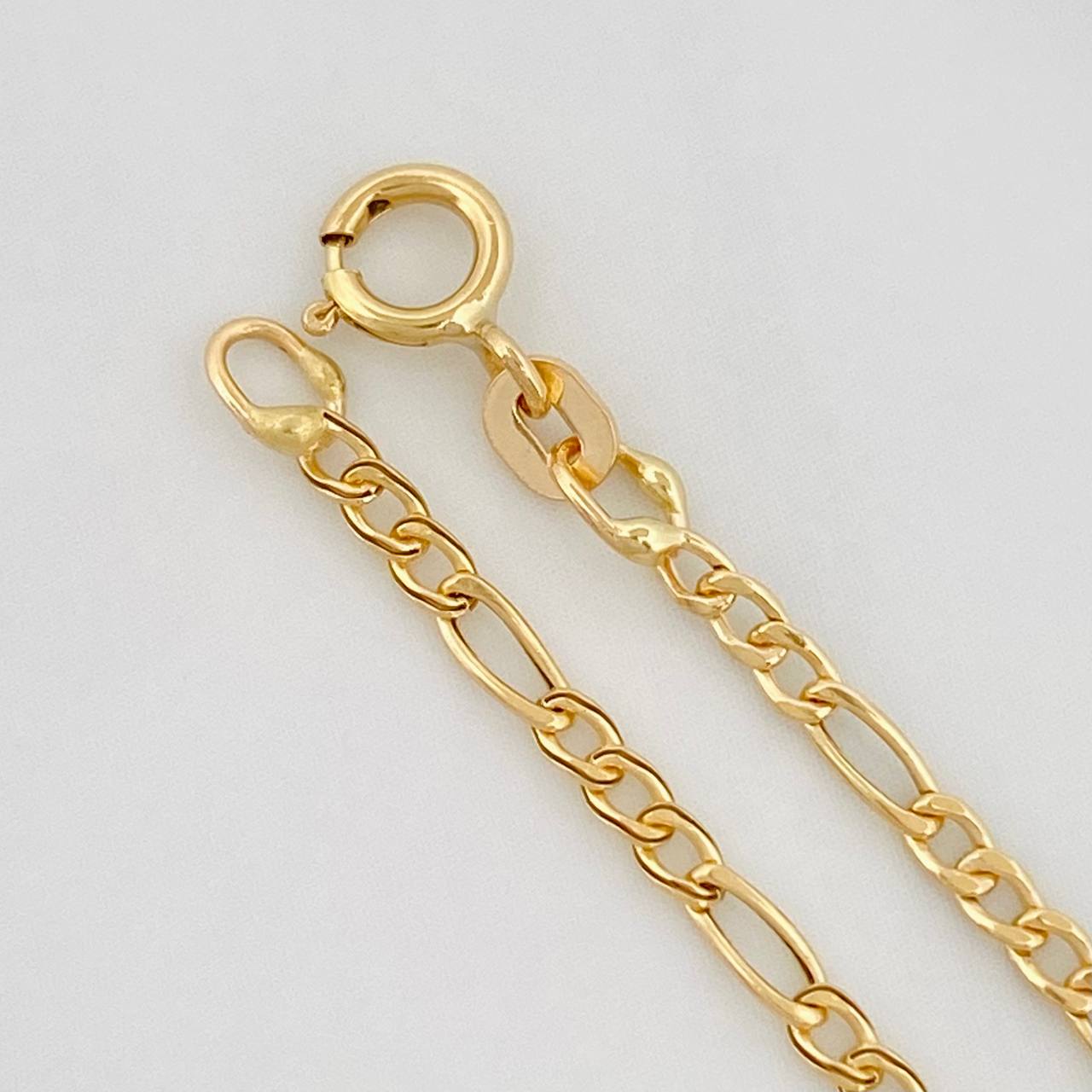 Pulso Figaro 0.7g / 19cm / 1.8mm Oro Amarillo 18K