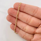 Pulso Figaro 0.95g / 19cm / 2.5mm Oro Amarillo 18K