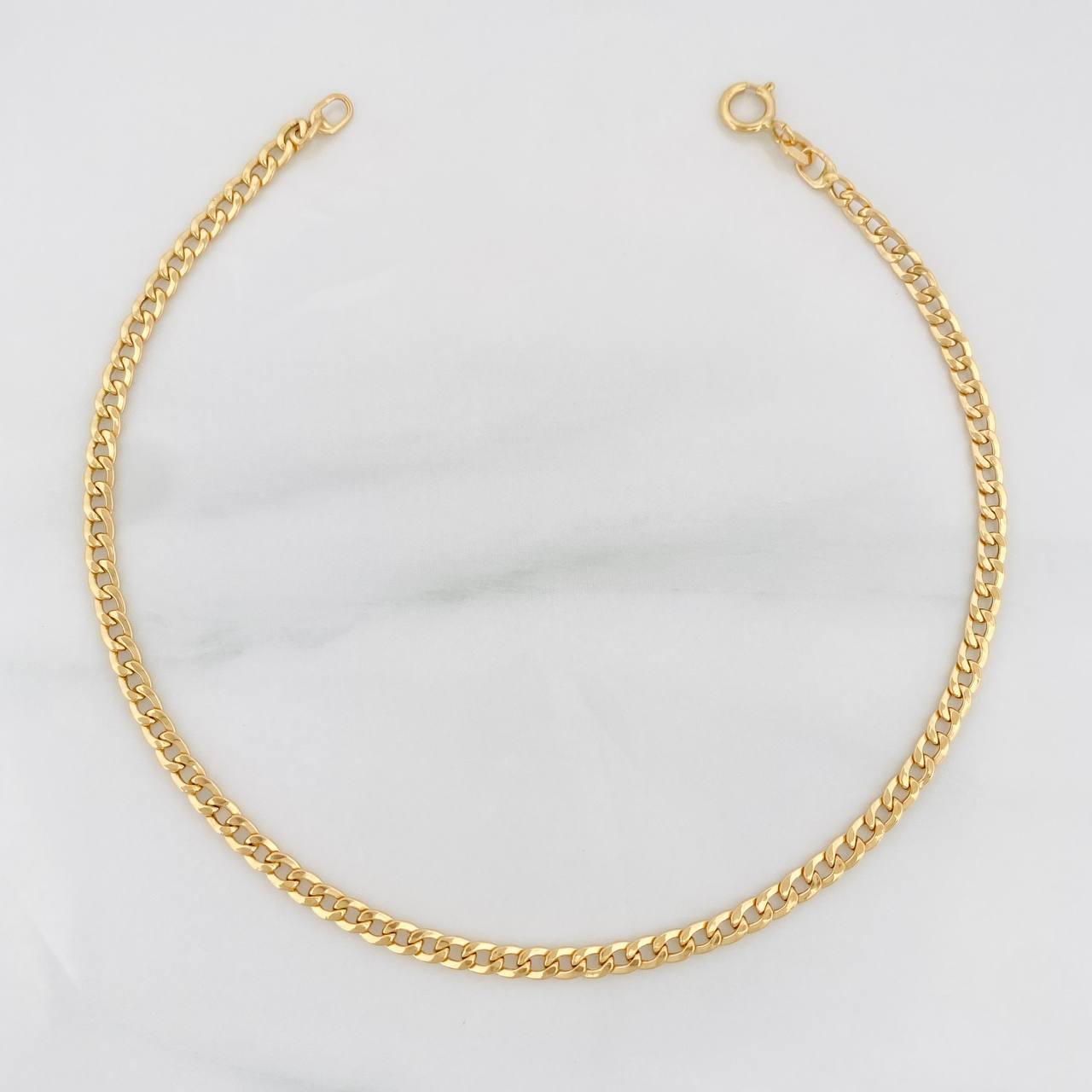 Pulso Cubano 1.1g / 20cm / 2.7mm Oro Amarillo 18K