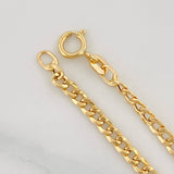 Pulso Cubano 1.1g / 20cm / 2.7mm Oro Amarillo 18K
