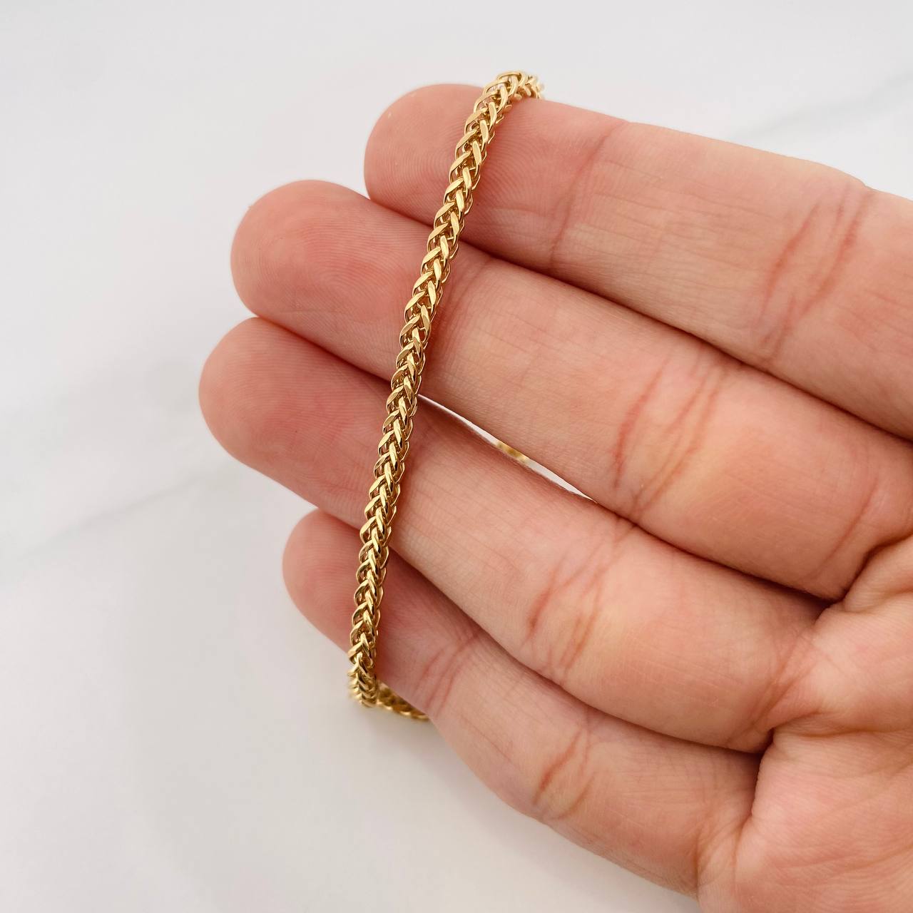 Pulso Modulable Franco 3.65g / 21cm - 19cm / 2.3mm Oro Amarillo 18K