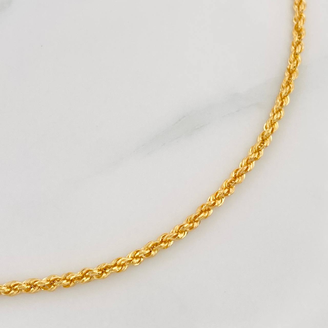 Tobillera Lazo 1.45g / 24cm / 2.05mm Oro Amarillo 18K
