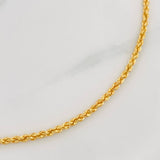 Tobillera Lazo 1.45g / 24cm / 2.05mm Oro Amarillo 18K