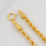 Tobillera Lazo 1.45g / 24cm / 2.05mm Oro Amarillo 18K