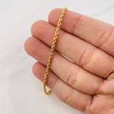 Tobillera Lazo 1.45g / 24cm / 2.05mm Oro Amarillo 18K