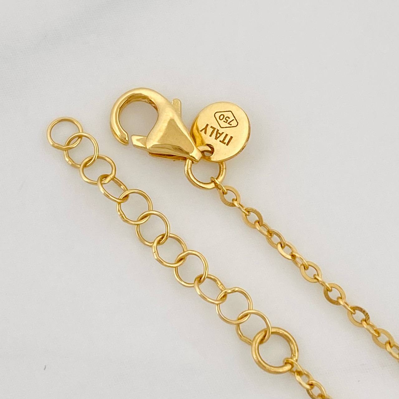 Pulso Modulable Tennis Aro Seguido 1.9g / 19cm - 17cm / 2.05mm Oro Amarillo 18K