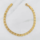 Pulso Eslabones 5.2g / 18.5cm / 4.5mm Oro Amarillo 18K