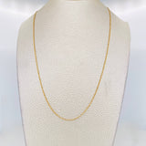 Cadena Garibaldi 2.2g / 50cm / 1.1mm Oro Amarillo 18K