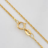 Cadena Garibaldi 2.2g / 50cm / 1.1mm Oro Amarillo 18K