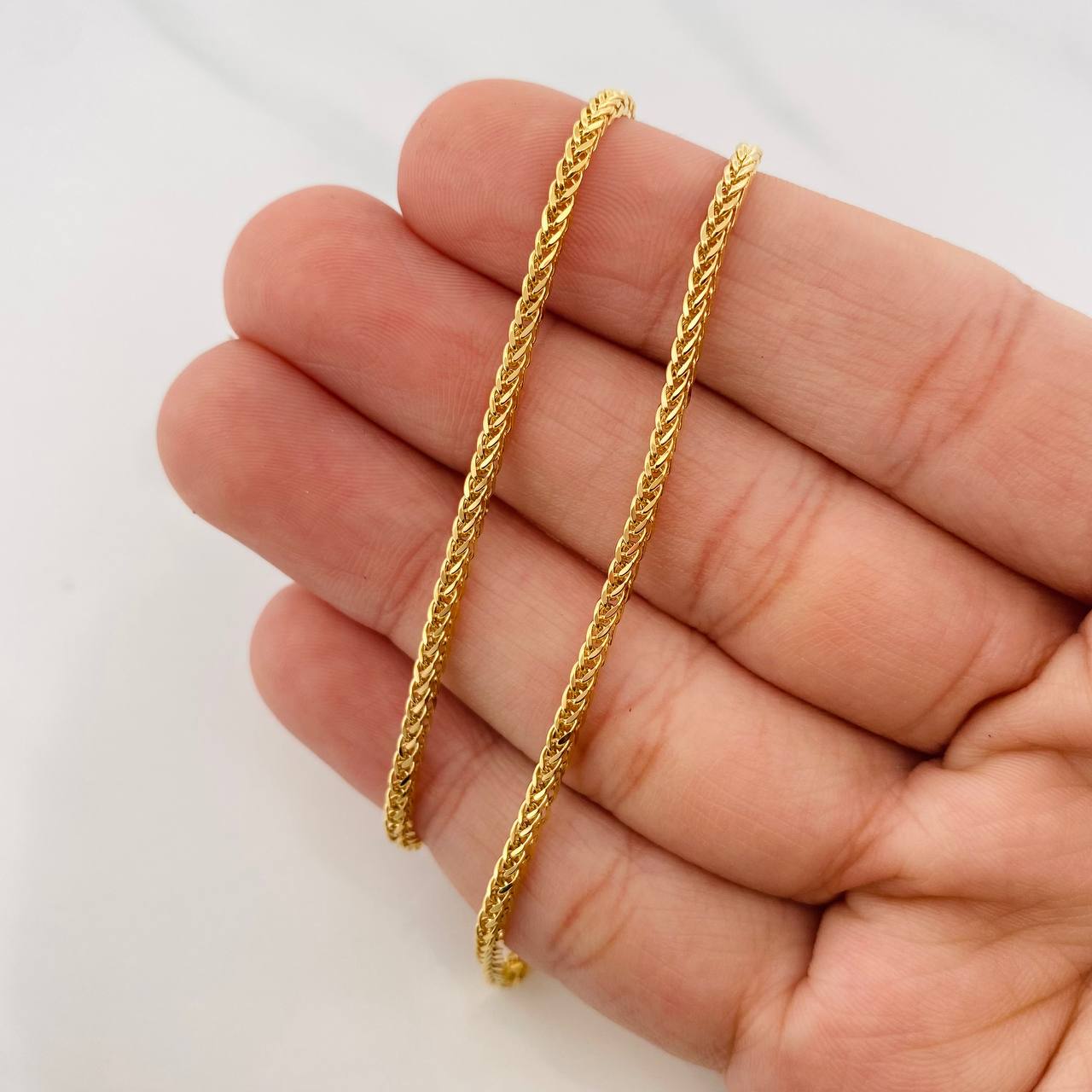 Cadena Franco 4.2g / 50cm / 1.7mm Oro Amarillo 18K