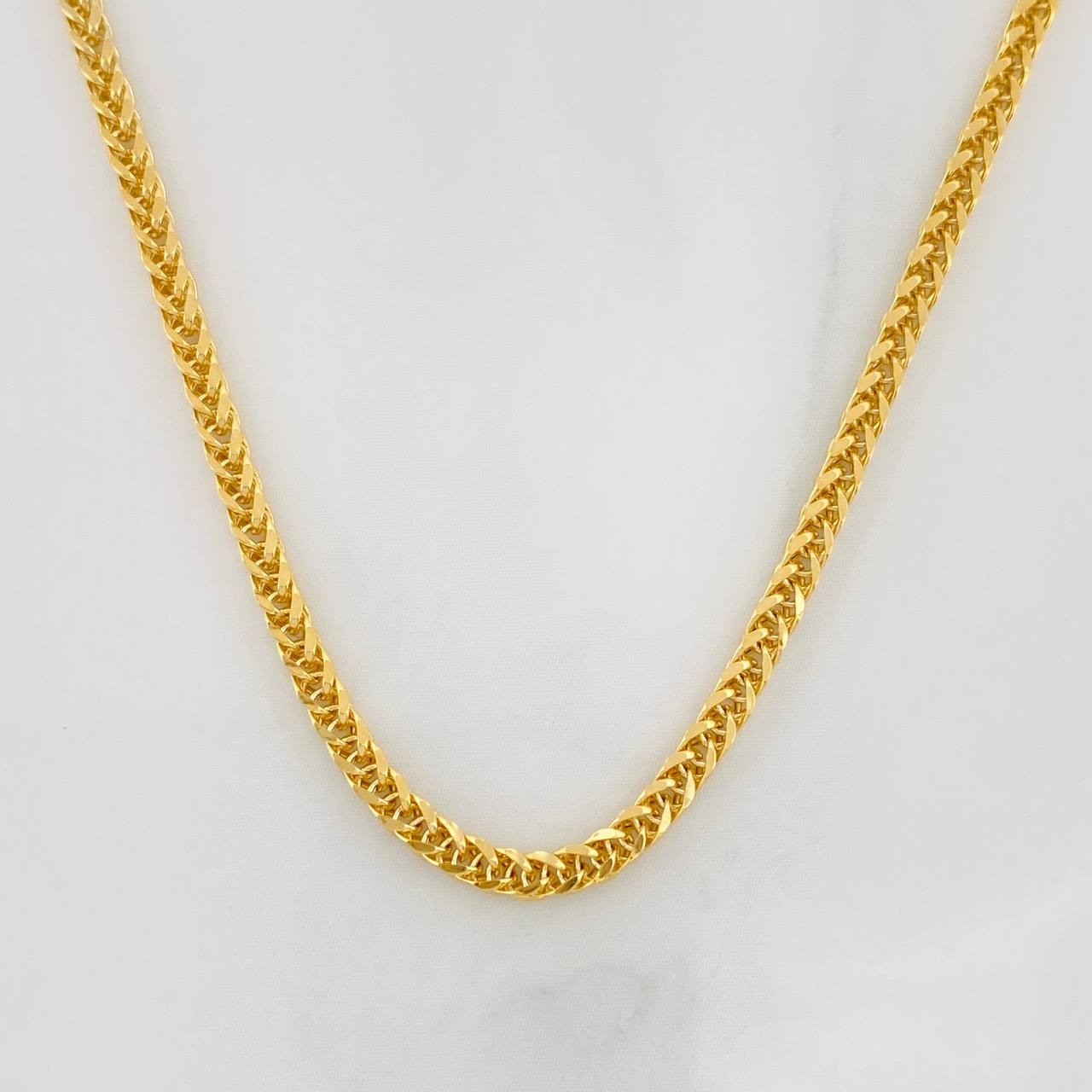 Cadena Franco 4.2g / 50cm / 1.7mm Oro Amarillo 18K