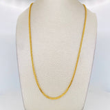 Cadena Franco 4.2g / 50cm / 1.7mm Oro Amarillo 18K