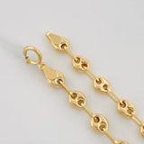 Tobillera GC 3.9g / 26.05cm / 4.05mm Oro Amarillo 18K