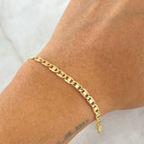 Pulso Plano 1.35gr / 19cm / 2.5mm Liso Oro Amarillo +3 18K