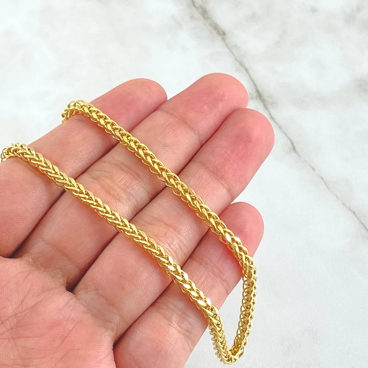Cadena Franco 9.55gr / 50cm / 2.6mm Oro Amarillo +4 18K