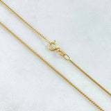 Cadena Franco 4.6gr / 60cm / 1.1mm Oro Amarillo +3 18K ©