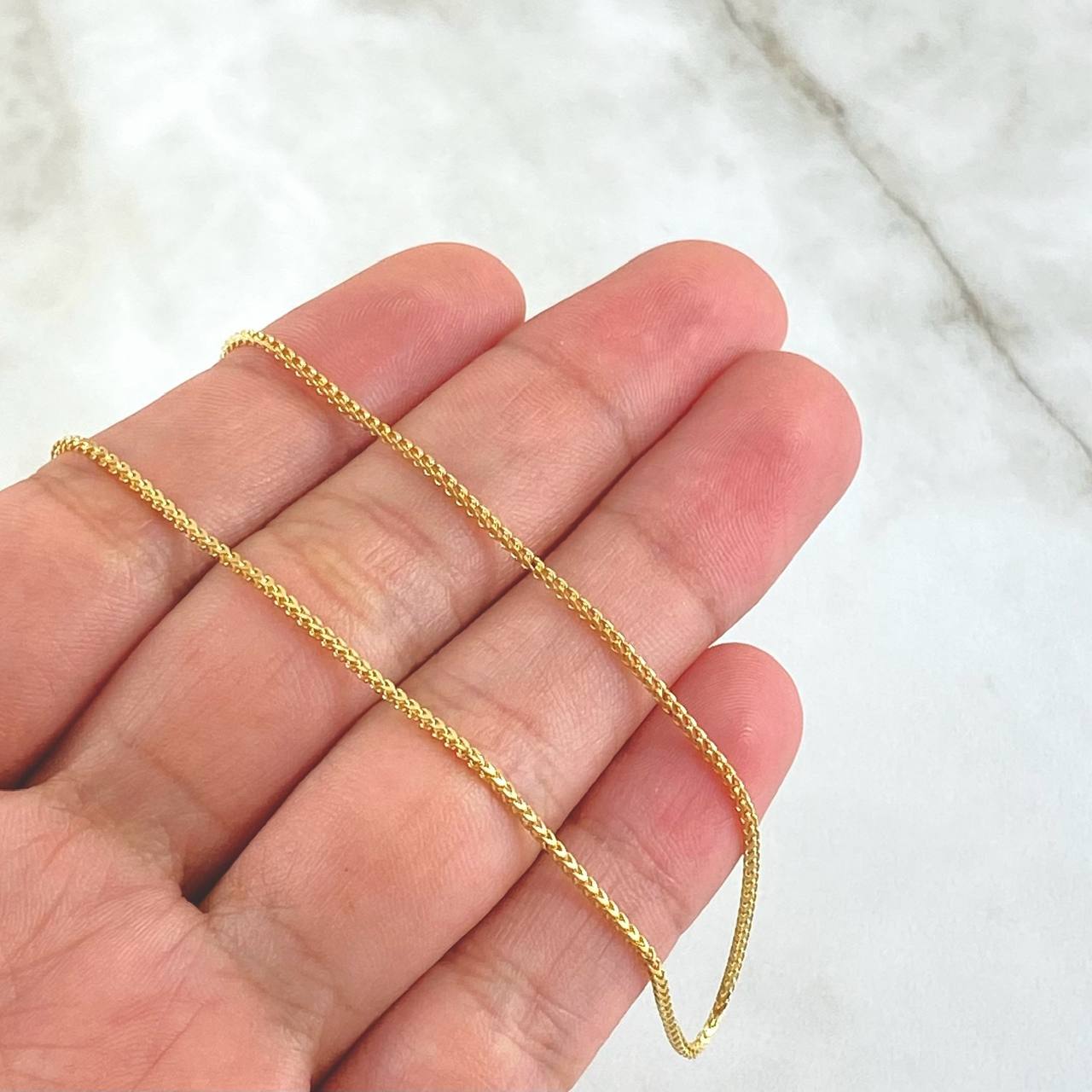 Cadena Franco 4.6gr / 60cm / 1.1mm Oro Amarillo +3 18K ©