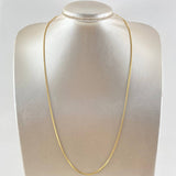 Cadena Franco 4.6gr / 60cm / 1.1mm Oro Amarillo +4 18K