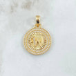 Dije Medalla Letra W 4.75 g / 3 cm Oro Amarillo 18K