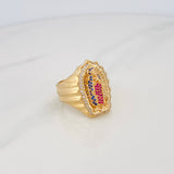 Anillo Virgen Guadalupe 12.15g / T11 1/4 Oro Amarillo 18K