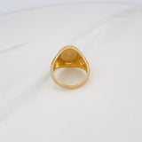 Anillo Cetro 8.5g / T9 3/4 Dos Oros Amarillo Blanco 18K