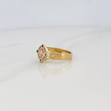 Anillo Estrella Cardinal 5.25g / T11 Tres Oros 18K
