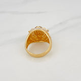 Anillo Vikingo 14g / T11 1/2 Tres Oros 18K