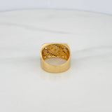 Anillo Tribal 7.15g / T9 Dos Oros Negro Amarillo 18K