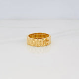 Anillo Correa Corona 5.4g / T10 Oro Amarillo 18K