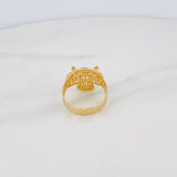 Anillo Pantera 4.4g / T9 3/4 Oro Amarillo 18K