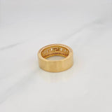 Anillo Medusa 13.7g / T10 3/4 Dos Oros Amarillo Blanco 18K