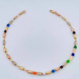 Tobillera Barril 3.15gr / 24.5cm / Tres Oros  18K $
