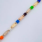 Tobillera Barril 3.15gr / 24.5cm / Tres Oros  18K $