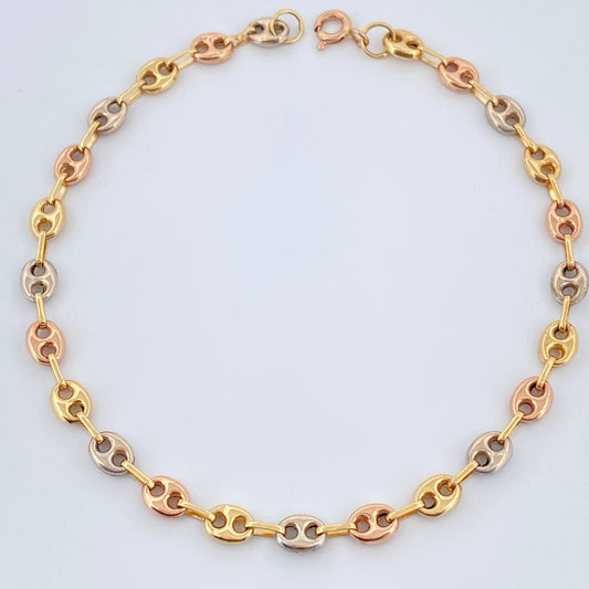 Pulso GC 3.85gr / 20.7cm / Tres Oros 18K $