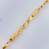 Cadena Barril 17.2gr / 60.9cm / Oro Amarillo 18K $