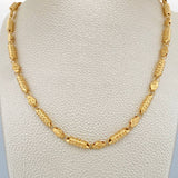 Cadena Barril 17.2gr / 60.9cm / Oro Amarillo 18K $