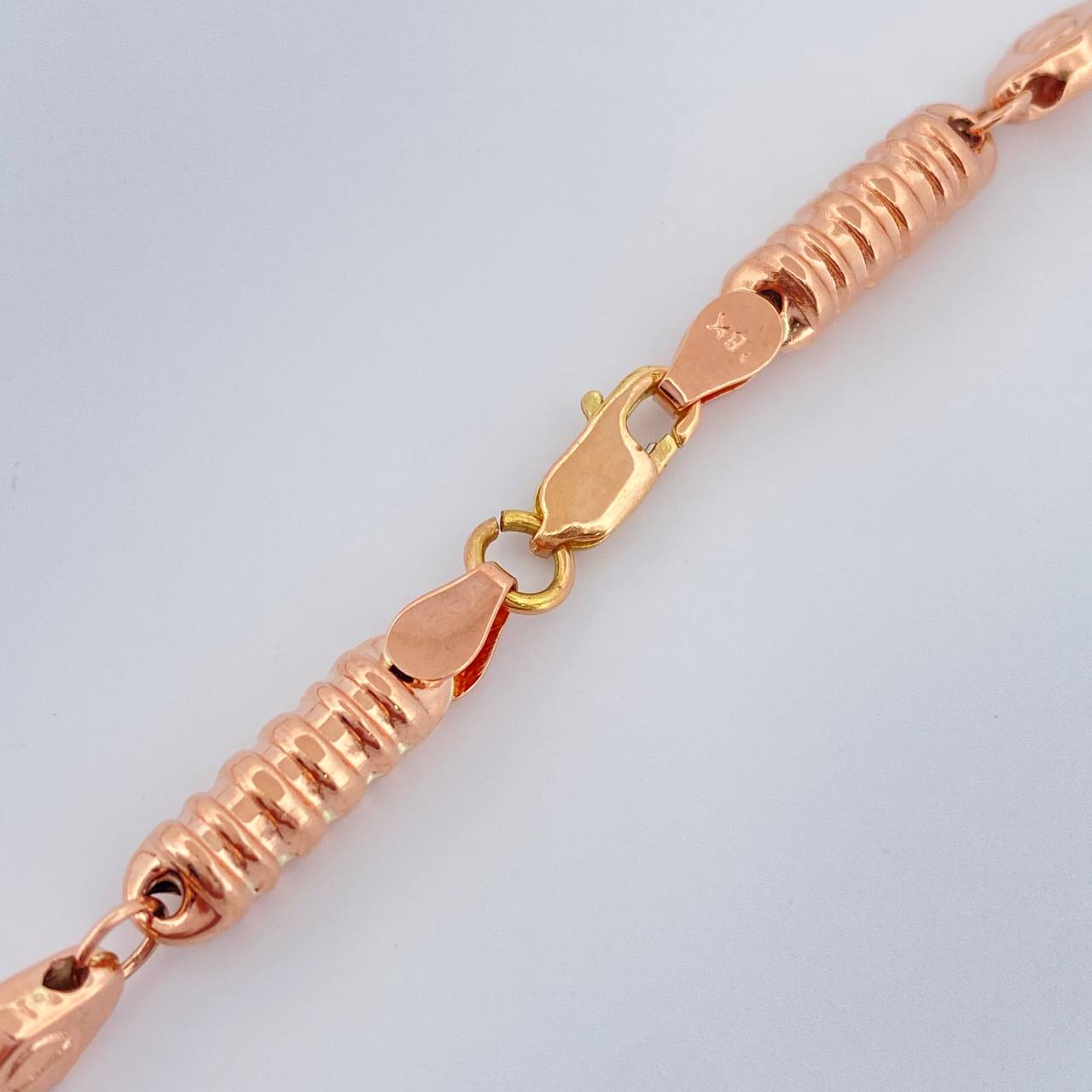 Cadena Barril 19.2gr / 71.6cm / Oro Rosa 18K $